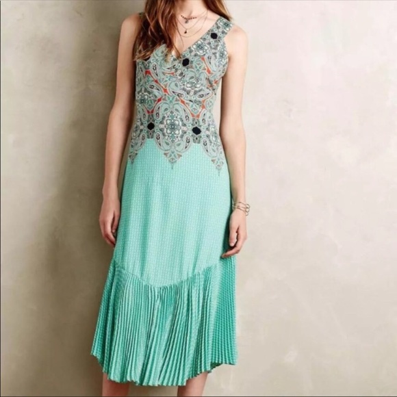 Maeve Paisley Maxi Dress - Picture 2 of 8